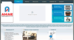 Desktop Screenshot of amartransformers.com